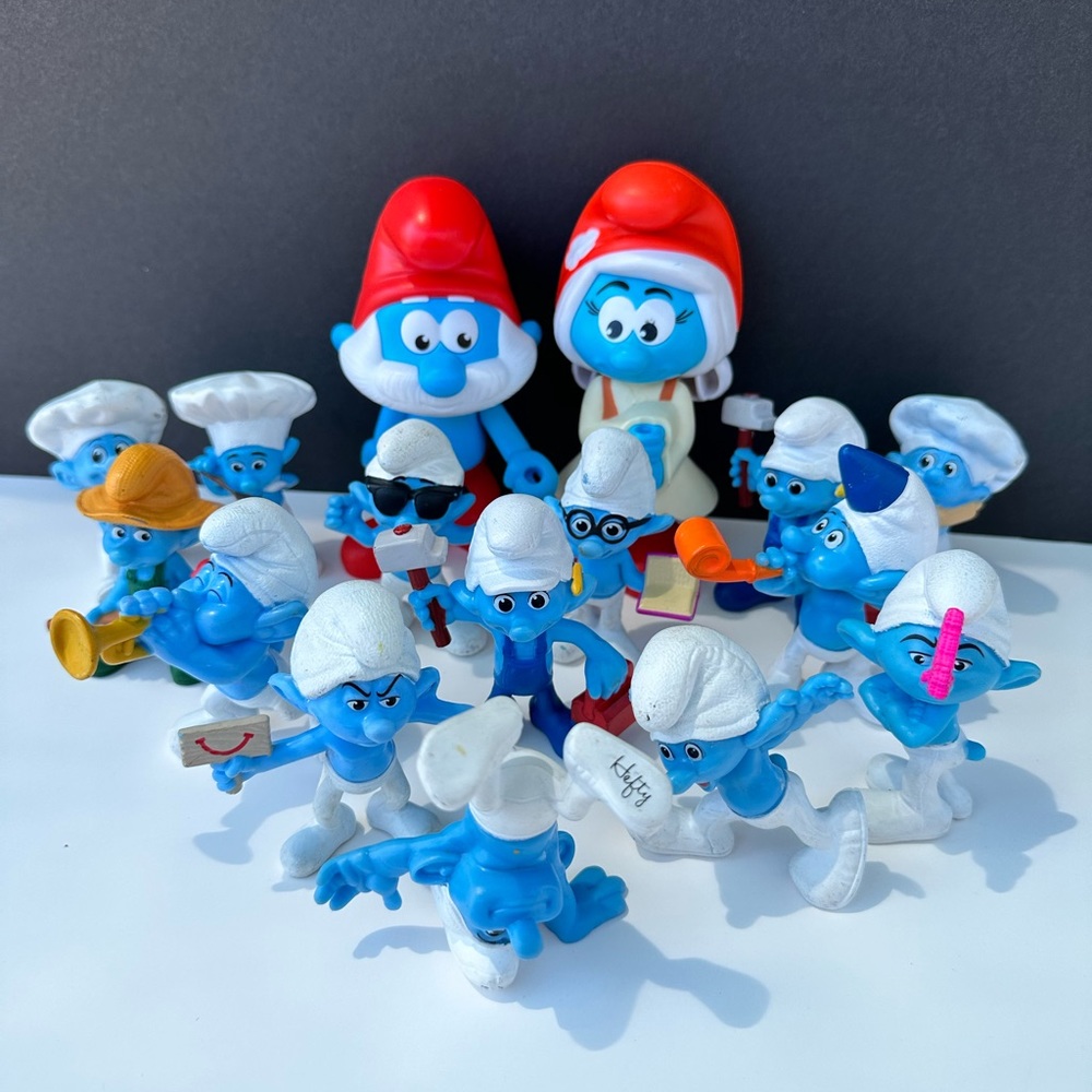Smurf Toys, Collection Of 20+ Assorted Figures